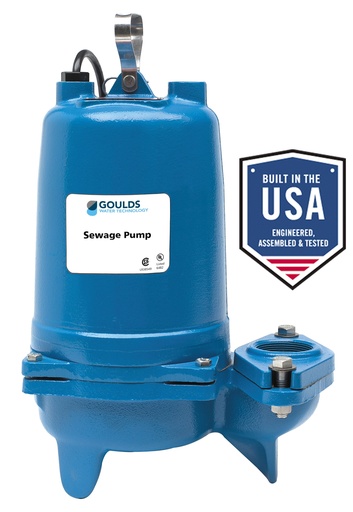 [WS0511BF] Bomba sumergible (0.50Hp) para efluentes Modelo WS0511BF (115v)